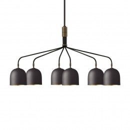 GubiKroonluchterHoward6-lamps134x73cmbrons