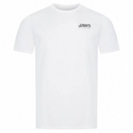 JAWSDeGroteWitteHaaiNoSwimmingHerenT-shirtUNMTS104WHT