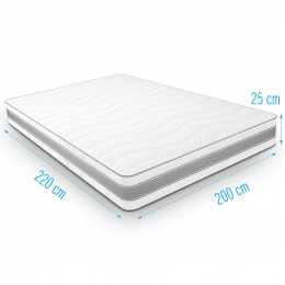 TraagschuimmatrasMedimax200x220dikte25cm