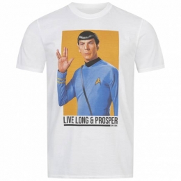 STARTREKProsperSpockHerenT-shirtPOMTS616WHT