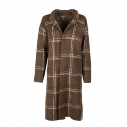 AriatDamesvestWMSBallstonCardigansorrelhorseplaidMaatS