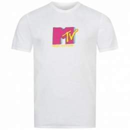 MTVSmallLogoHerenT-shirtPOMTS347WHT