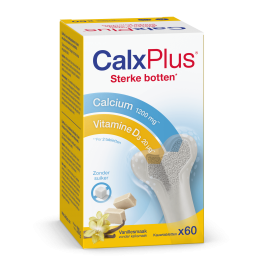 CalxPlusVanillesmaak60Kauwtabletten