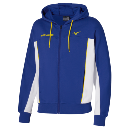 ATHLETICSMIZUNOSWEATJACKETBellwetherblueHerenMaatS