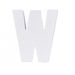 LetterkartonW-Wit10cm