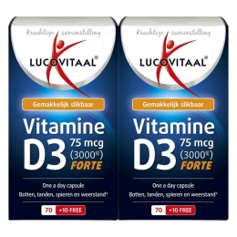 GratisVerzending2xLucovitaalVitamineD375mcgForte80capsules