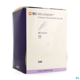 BdMicrotainerContactActivatedLancet200366592