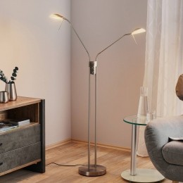 FISCHERHONSELLEDvloerlampPoolTW2-lampsnikkel