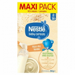 NestleBabyCerealsRijstVanilleGlutenvrijGranenBaby6Maanden500g