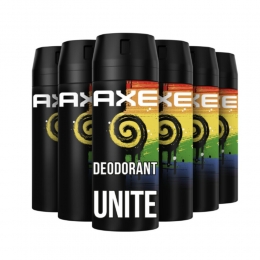6xAxeDeodorantBodysprayUnite150ml