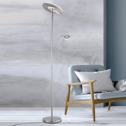 FISCHERHONSELLEDvloerlampDentnikkelkleurig180cmCCT2-lamps