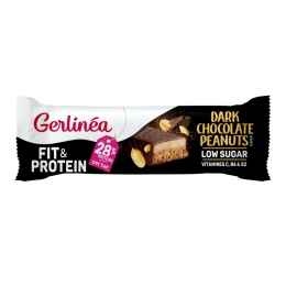 GerlineaFitProteinReepDarkChocolatePeanuts45gr