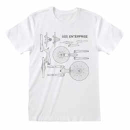 RuimteschipEnterpriseEnterpriseSpecsHerenT-shirtSTT06292TSW