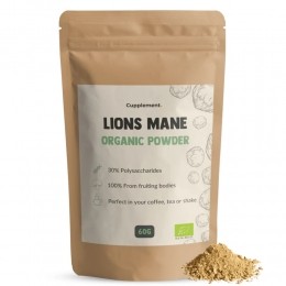 GratisVerzendingCupplementLionsManeOrganicPowder60gr