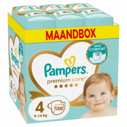 Pampers-PremiumCare-Maat4-Maandbox-136stuks-914KG