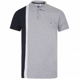 LeSharkRowanHerenPoloshirt5X17839DW-Lichtgrijs-Marl