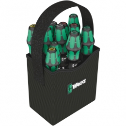 Wera05004313001Kraftform2go30011-deligeSchroevendraaiersetInDraagtas