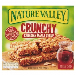2xNatureValleyCrunchyCanadianMapleSyrup5x2stuks