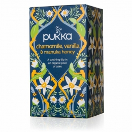 4xPukkaTheeChamomileVanillaenManukaHoney20stuks