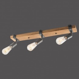 JUSTLIGHTPlafondlampSlatzwenkbaar3-lamps