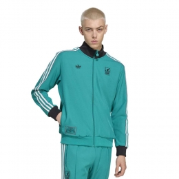 adidasLiverpoolTerraceIconsTrainingsjackGroenWitZwart