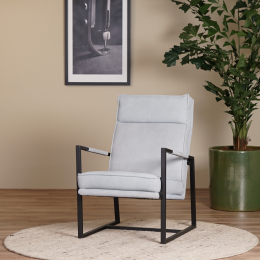 LichtblauwelerenindustriledesignfauteuilSquare-lichtblauwleer