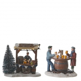 KerstfiguurBeerStallandDrinkingLuville-Luville
