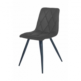 EetkamerstoelTampamicrovezelAntraciet