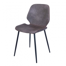 EetkamerstoelOceankunstleerKoffie