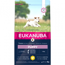 3xEukanubaGrowingPuppyMediumHondenvoerSmall3kg