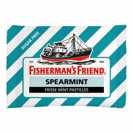 6xFishermansfriendZakSpearmintSuikervrij25gr