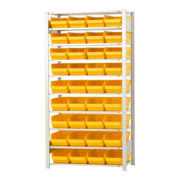 Bakkenstellingbasismodel-36bakken-2000x1000mm-MPS12201Geel