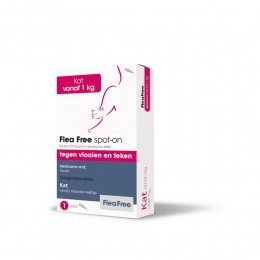 FleaFreeSpot-OnAntiVlooiendruppelsKatvanaf1kg