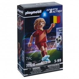 PLAYMOBILBelgischevoetballermetdoelmuur71128