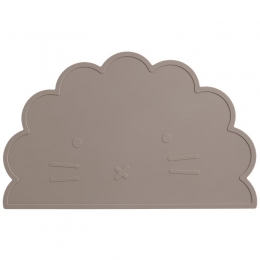 Dutsi-WelpjeSerie-SiliconenPlacemat-LeeuwenOntwerp-Taupe