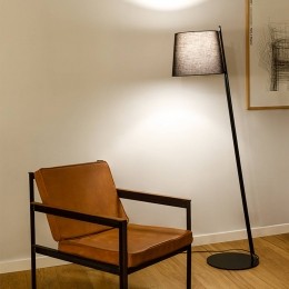 LEDS-C4Clipvloerlamphoogte158cmkapzwart