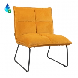 FauteuilMalagaokergeelvelvet
