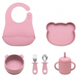 Dutsi-Beertje-BabyEetset-PerfecteStartersetvoorJongeEters-Oudroze