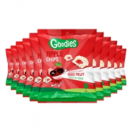 11xGoodiesSnackChipsAppel15gr