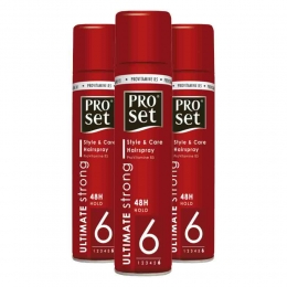 3xProsetHaarsprayUltimateSterk300ml