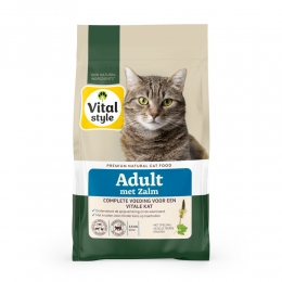 VitalstyleAdultZalmKattenvoer35kg
