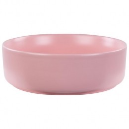 Beliani-GUDAR-Wastafel-Roze-37cm-Keramiek