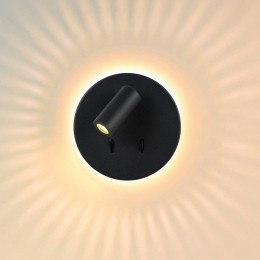 LucideLEDwandlampBentjer2lichtbronnenzwart