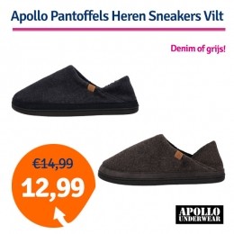 ApolloPantoffelsHerenSneakersViltGrijs-4344