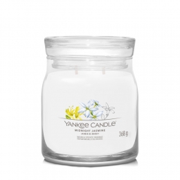 YankeeCandleGeurkaarsMediumJarMidnightJasmineSignature368gr