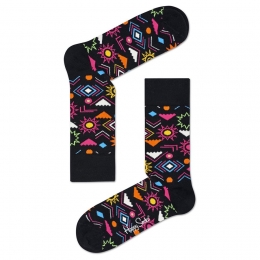 HappySocksSignSokkenZwartMulti