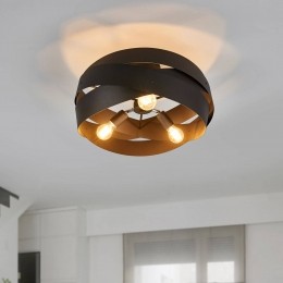 DomilucePlafondlampTornadozwart