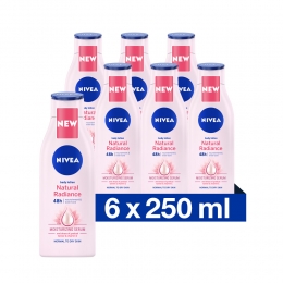6xNiveaNaturalRadianceBodylotion200ml
