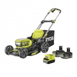 RyobiRY18LMX46A-25018VLi-ionAccuGrasmaaierSet2x50AhAccu-46cm