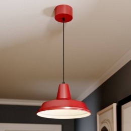LuminexHanglampCLASSroodwit36cmmetaal